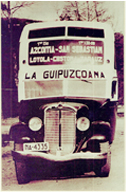 Autobús antiguo La Guipuzcoana